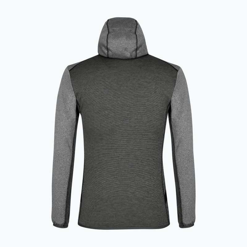 Bluza trekkingowa męska Salewa Puez Melange PL FZ Hoody black out melange 5