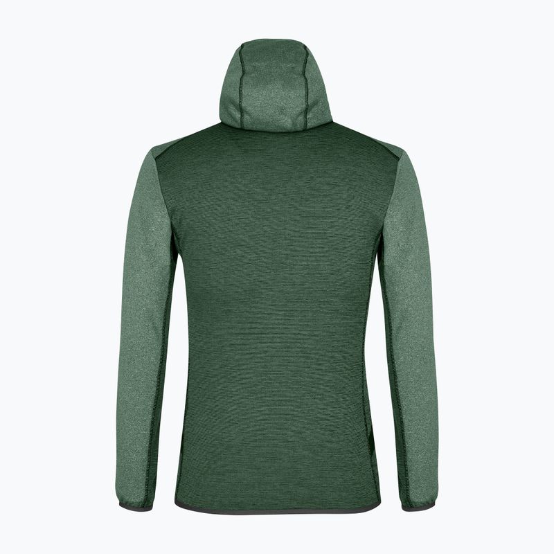 Bluza trekkingowa męska Salewa Puez Melange PL FZ Hoody raw green melange 3