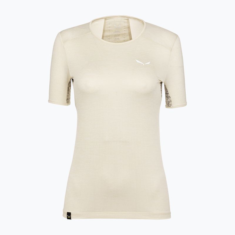 Koszulka trekkingowa damska Salewa Puez Graphic 2 Dry oatmeal melange 4