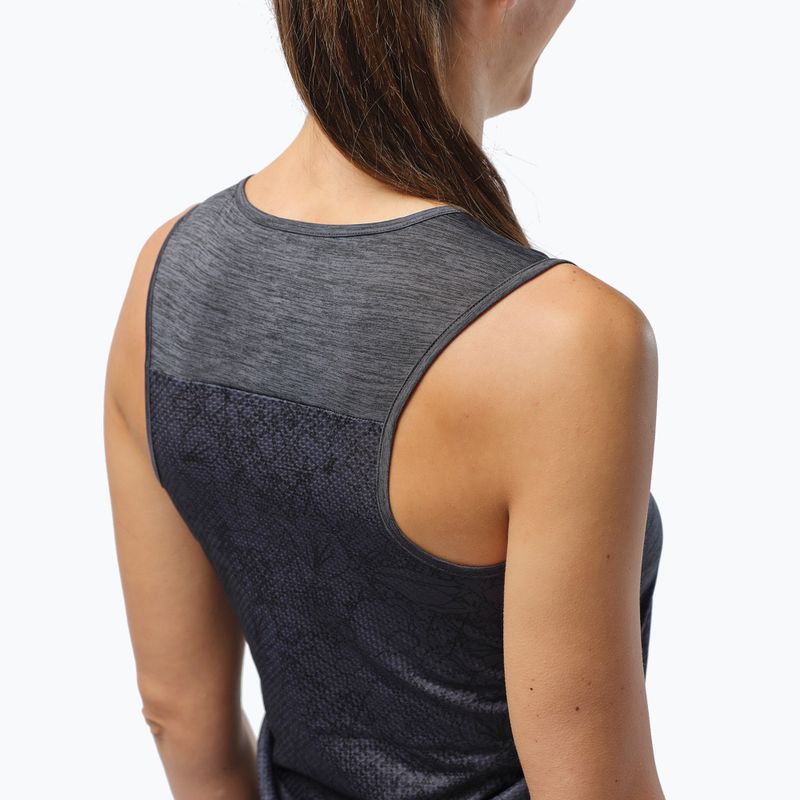 Koszulka trekkingowa damska Salewa Puez Graphic Dry Tank black out melange 6
