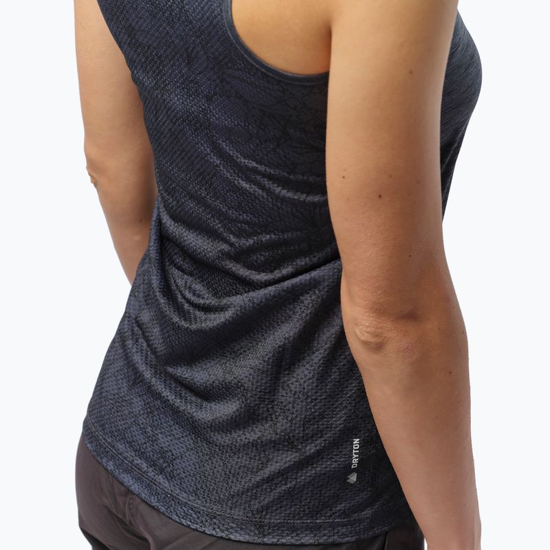 Koszulka trekkingowa damska Salewa Puez Graphic Dry Tank black out melange 7