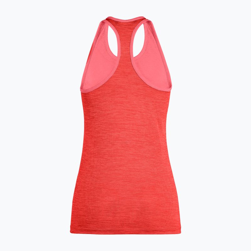 Koszulka trekkingowa damska Salewa Agner Hybrid Dry Tank calypso coral mel 5