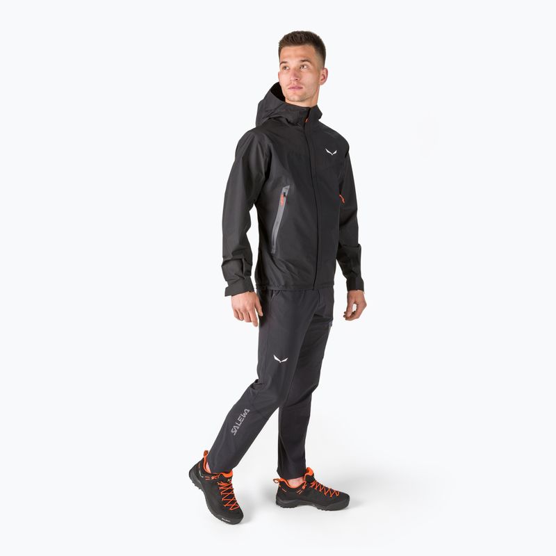 Kurtka przeciwdeszczowa męska Salewa Moiazza GTX black out 2