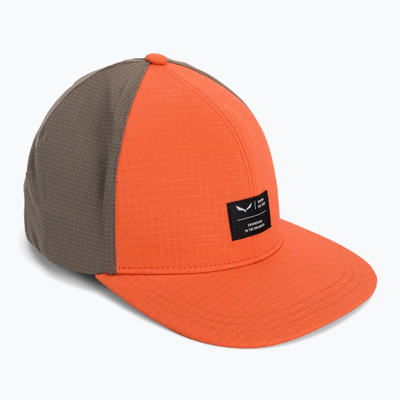 Czapka z daszkiem Salewa Hemp Flex z daszkiem red/orange