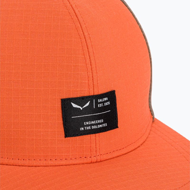 Czapka z daszkiem Salewa Hemp Flex z daszkiem red/orange 5