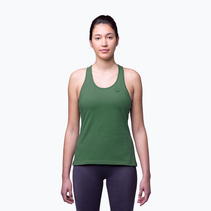 Koszulka wspinaczkowa damska Wild Country Session 2 Tank green ivy