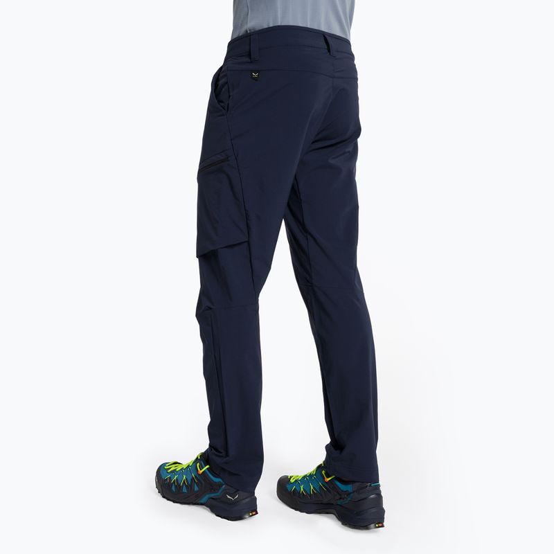 Spodnie softshell męskie Salewa Puez DST Cargo navy blazer 3