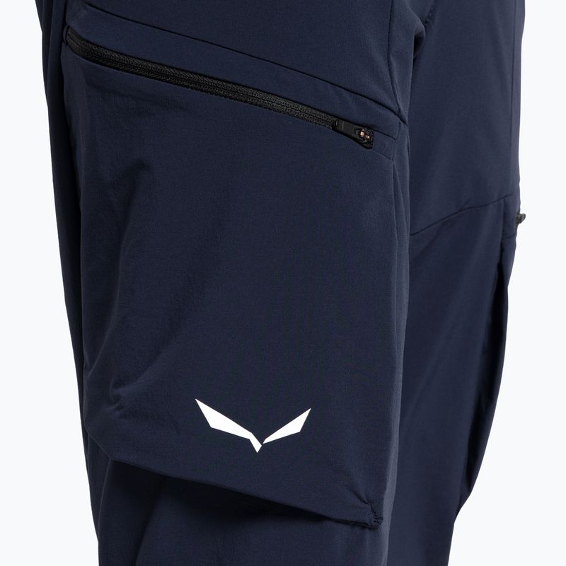 Spodnie softshell męskie Salewa Puez DST Cargo navy blazer 4