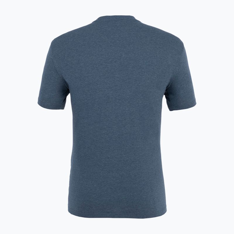 Koszulka trekkingowa męska Salewa Pure Box Dry dark denim melange 5