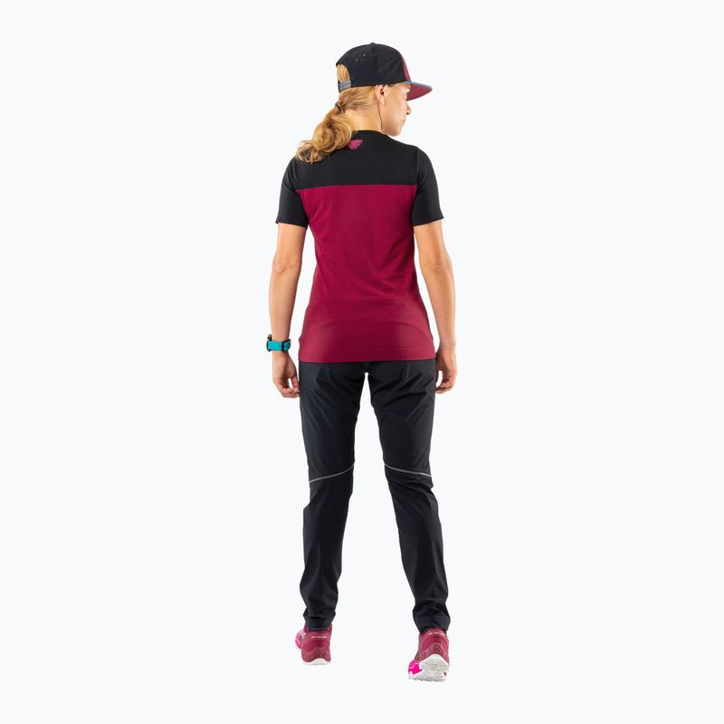 Koszulka trekkingowa damska DYNAFIT Traverse S-Tech beet red 2