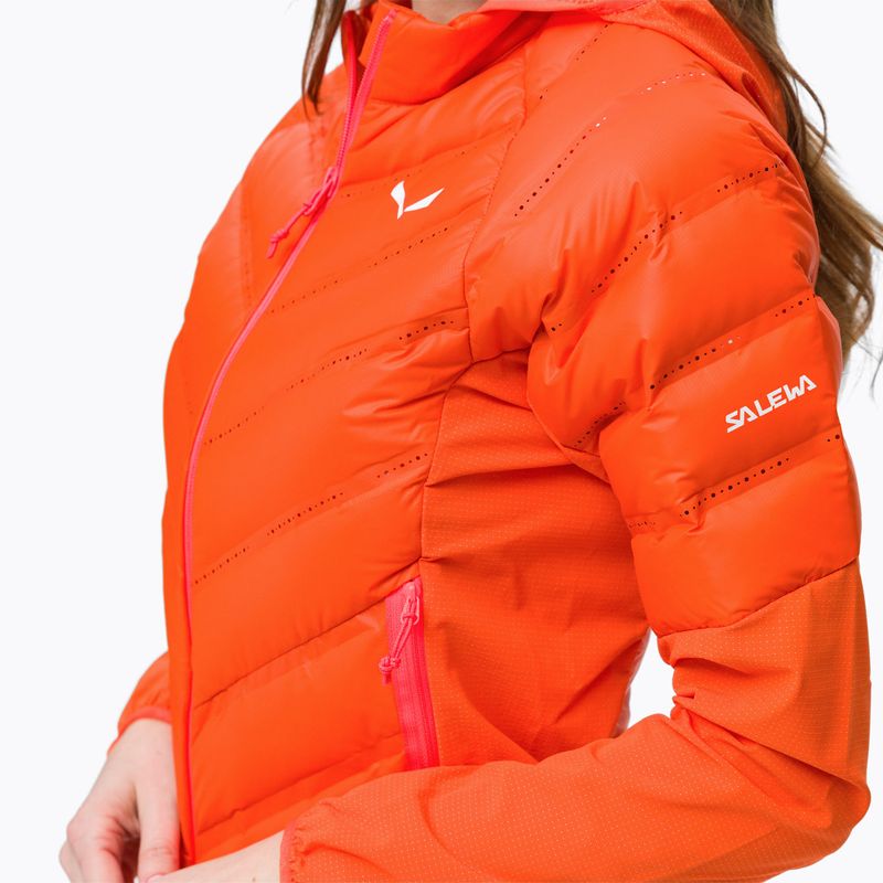 Kurtka hybrydowa damska Salewa Agner Hybrid RDS red/orange 5