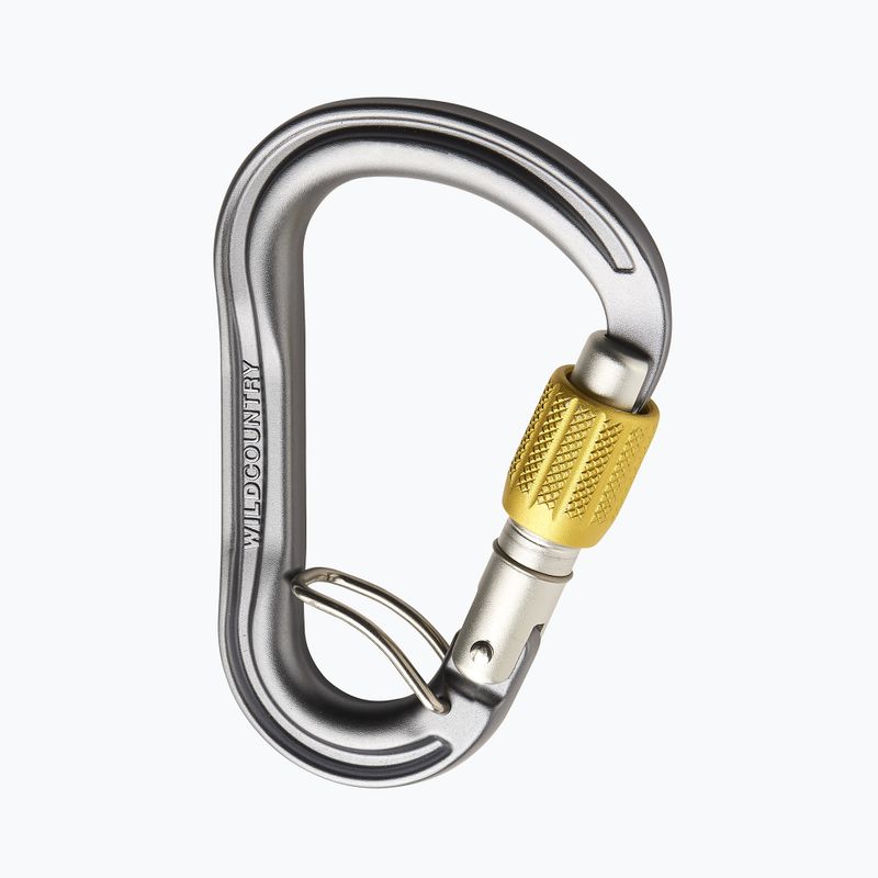 Karabinek Wild Country Xenon HMS Belay grey/yellow