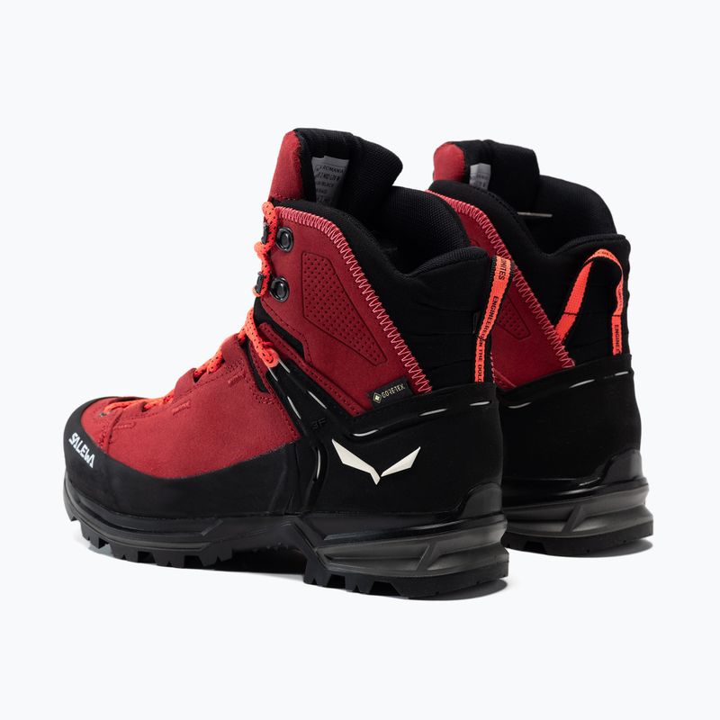 Buty trekkingowe damskie Salewa MTN Trainer 2 Mid GTX red dahlia/black 3