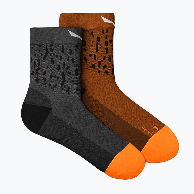 Skarpety męskie Salewa MTN TRN Sal. AM QRT medium grey melange 8
