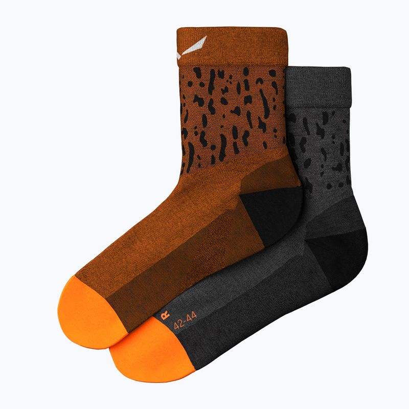 Skarpety męskie Salewa MTN TRN Sal. AM QRT medium grey melange 9