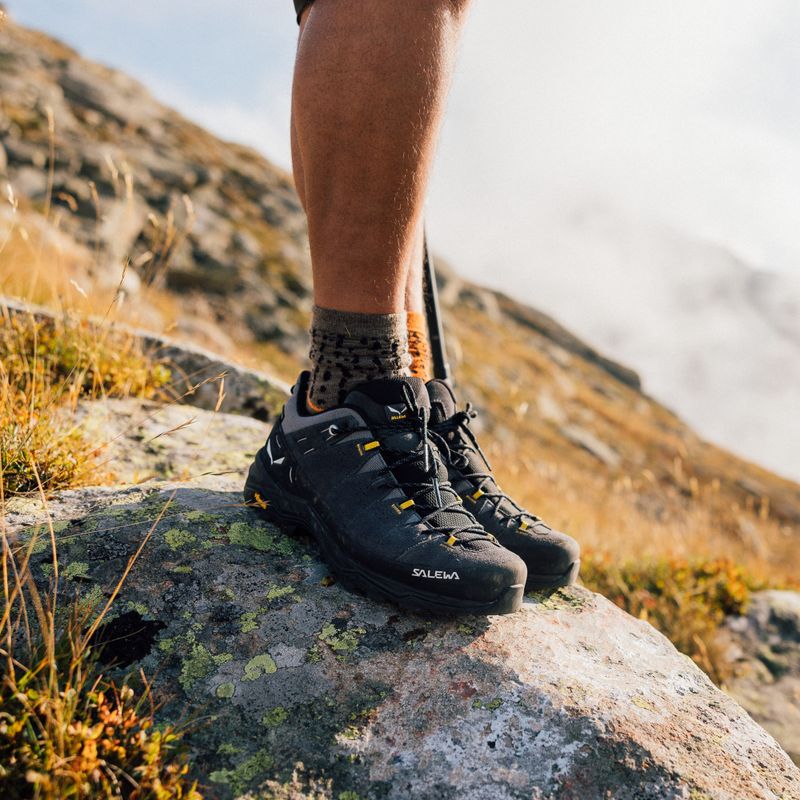 Skarpety męskie Salewa MTN TRN Sal. AM QRT medium grey melange 10