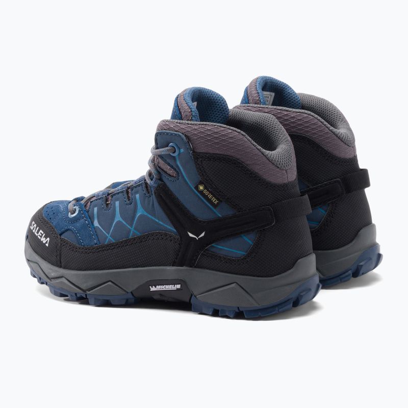 Buty trekkingowe dziecięce Salewa Alp Trainer Mid GTX dark denim/charcoal 3