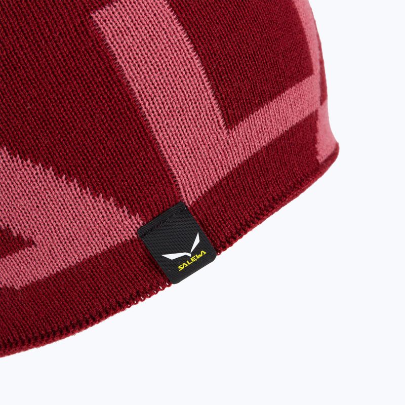 Czapka zimowa Salewa Antelao 2 Reversible Wool syrah/mauvemood 3