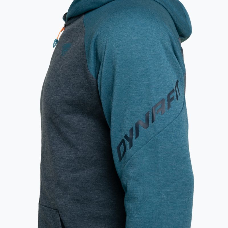 Bluza trekkingowa męska DYNAFIT 24/7 PTC Zip Hoody mallard blue 4