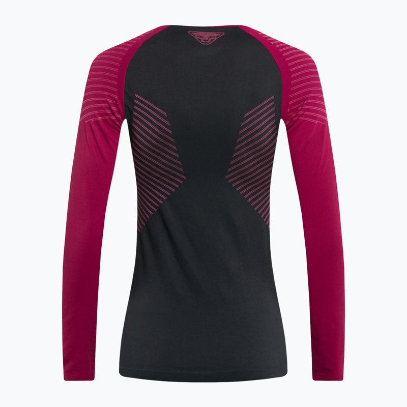 Longsleeve termoaktywny damski DYNAFIT Speed Dryarn beet red 2