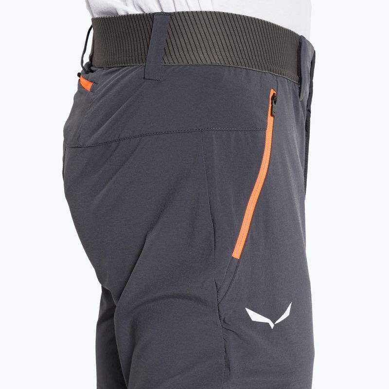 Spodnie softshell męskie Salewa Pedroc 3 DST onyx/fluo orange 4