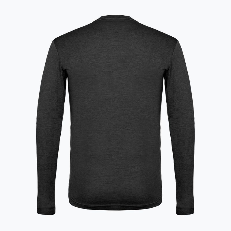 Longsleeve trekkingowy męski Salewa Puez Melange Dry black out melange 2