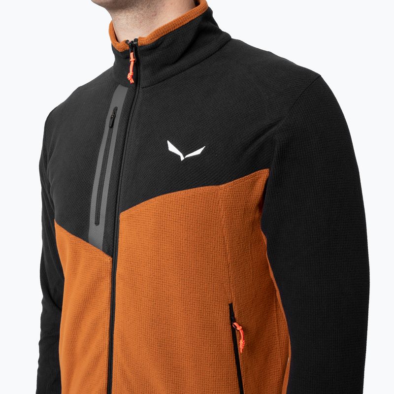 Bluza trekkingowa męska Salewa Paganella PL autumnal/black out 3
