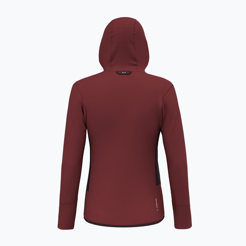 Bluza trekkingowa damska Salewa Lavaredo Hemp Hooded syrah 9