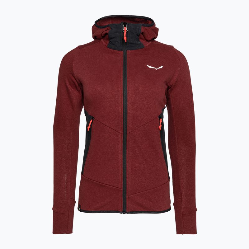 Bluza trekkingowa damska Salewa Lavaredo Hemp Hooded syrah 3