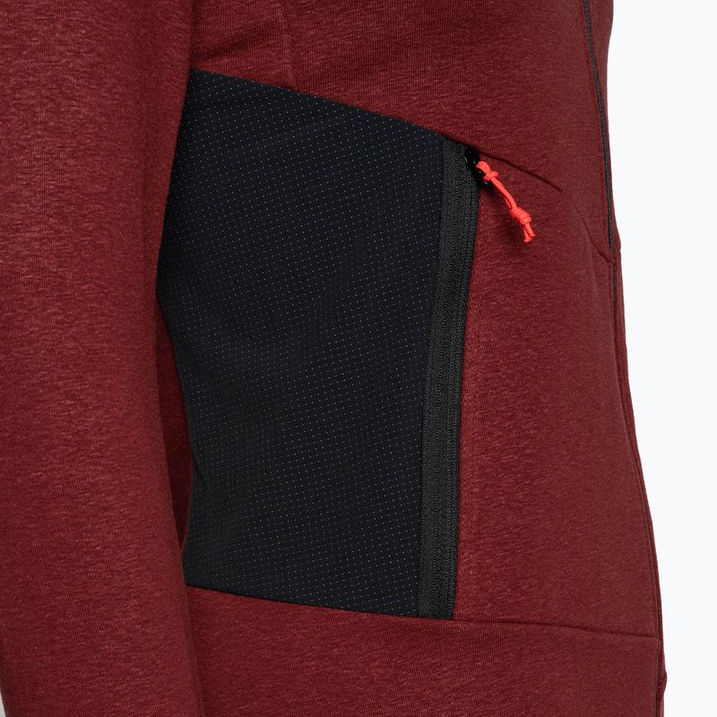 Bluza trekkingowa damska Salewa Lavaredo Hemp Hooded syrah 6
