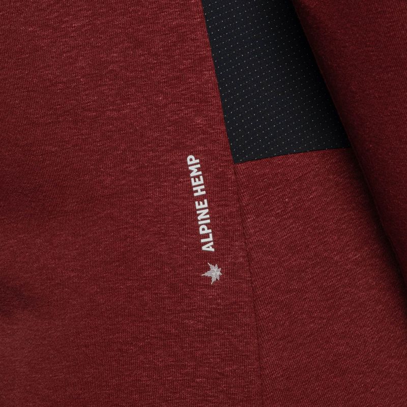 Bluza trekkingowa damska Salewa Lavaredo Hemp Hooded syrah 7