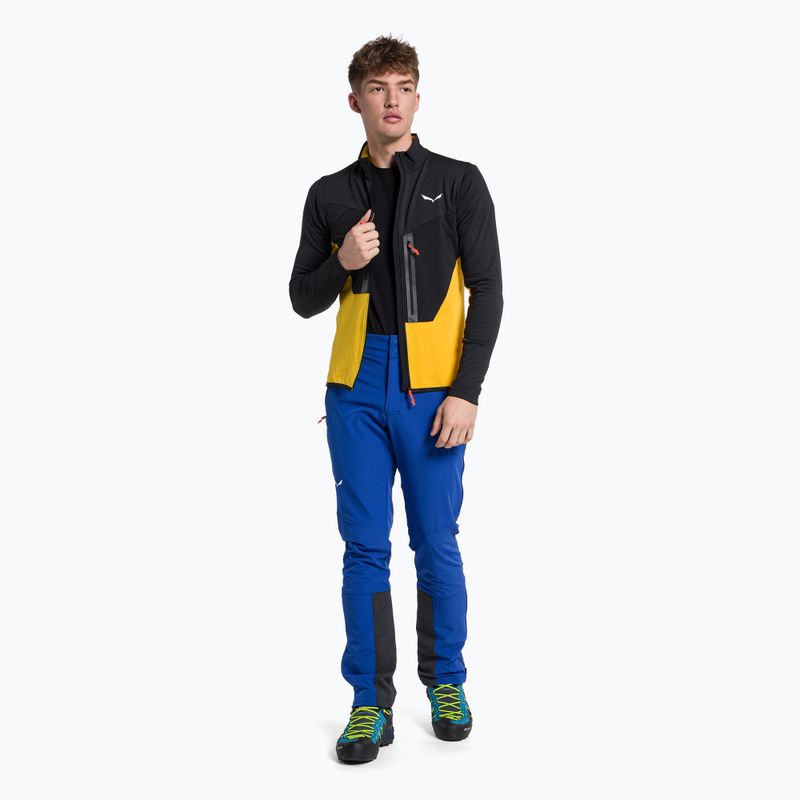Bluza trekkingowa męska Salewa Ortles AM gold/black out 2