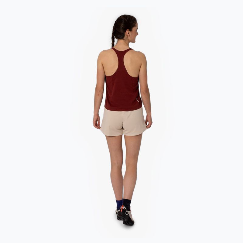 Koszulka wspinaczkowa damska Salewa Lavaredo Hemp Crop Tank syrah 2