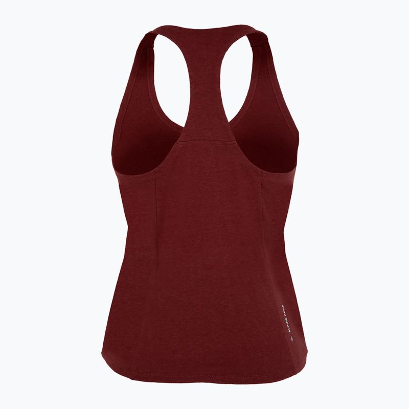 Koszulka wspinaczkowa damska Salewa Lavaredo Hemp Crop Tank syrah 6