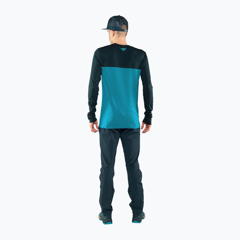 Longsleeve trekkingowy męski DYNAFIT Traverse S-Tech storm blue 2