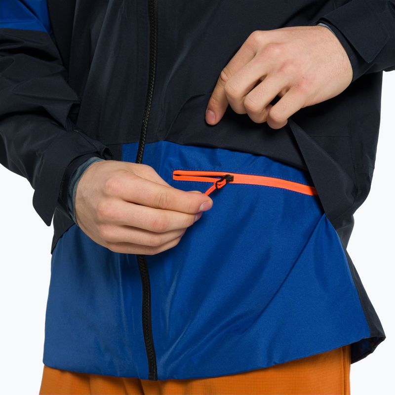Kurtka przeciwdeszczowa męska Salewa Puez GTX 2L electric/navy blazer 4