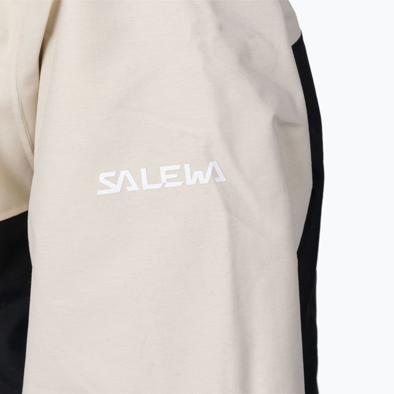 Kurtka narciarska dziecięca Salewa Sella PTX/TWR oatmeal/black out/fluo coral 7