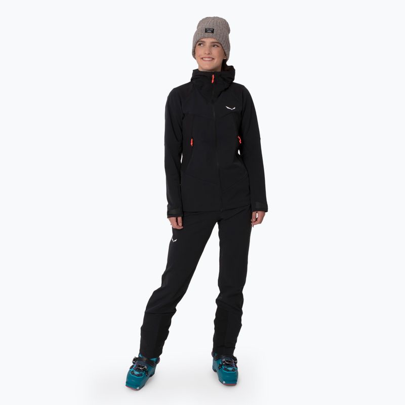 Kurtka softshell damska Salewa Sella DST black out 2