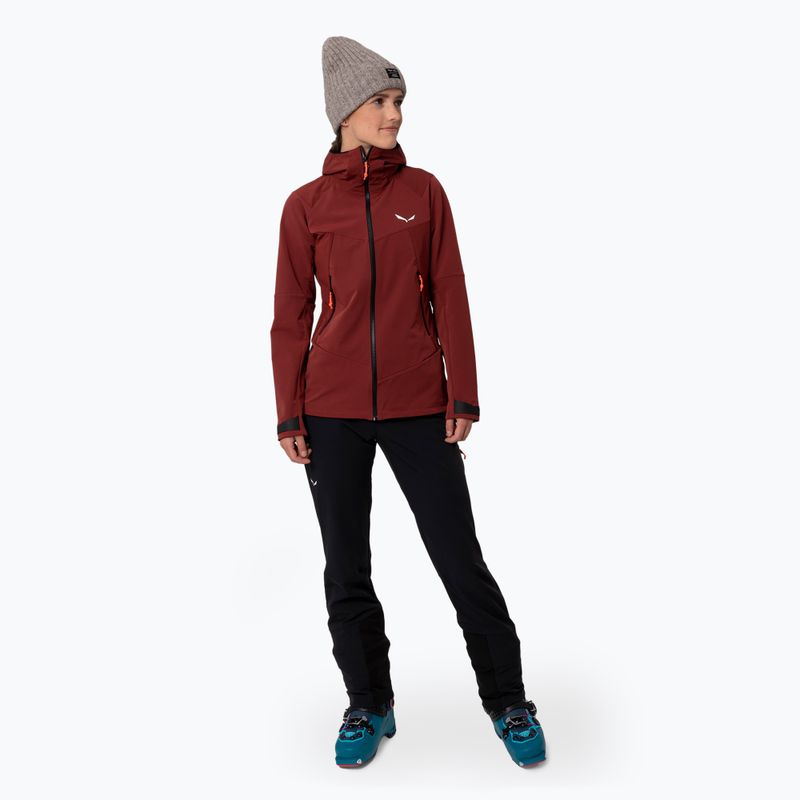 Kurtka softshell damska Salewa Sella DST syrah 2