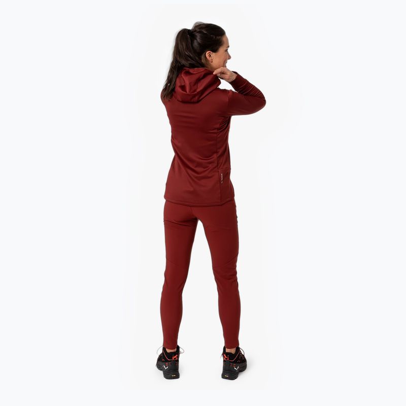 Bluza trekkingowa damska Salewa Puez PL Hooded syrah 2