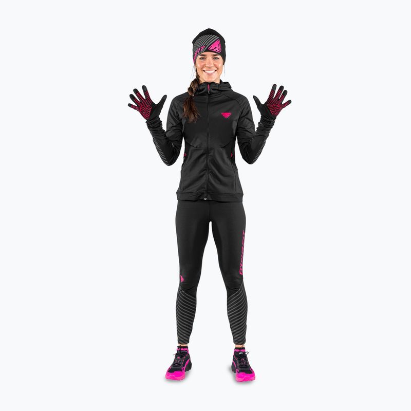 Rękawiczki do biegania DYNAFIT Alpine Reflective black out pink glo 2