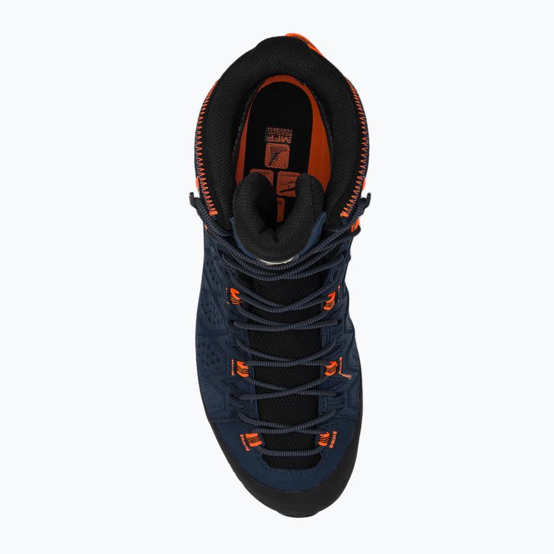 Buty trekkingowe męskie Salewa Alp Trainer 2 Mid GTX dark denim/fluo orange 6