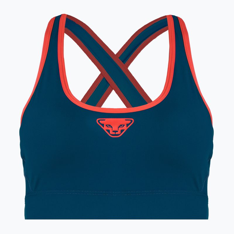 Biustonosz treningowy DYNAFIT Alpine Bra poseidon fluo coral