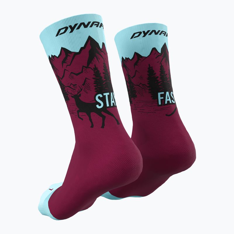 Skarpety DYNAFIT Stay Fast beet red 2