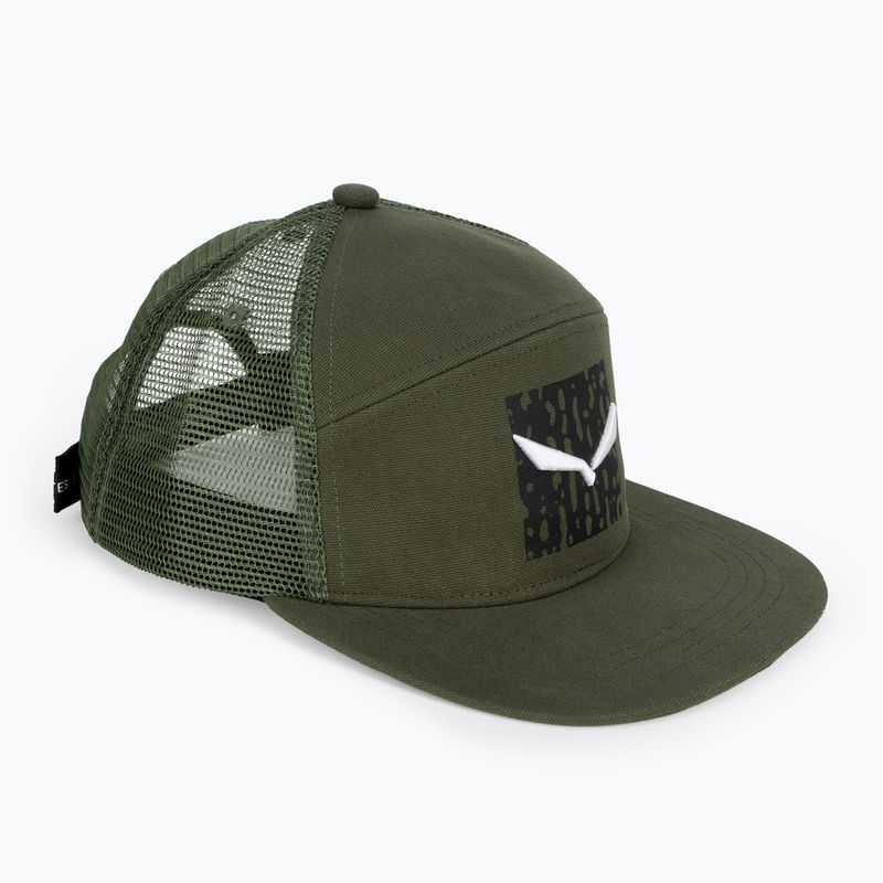 Czapka z daszkiem męska Salewa Pure Salamander Logo dark olive