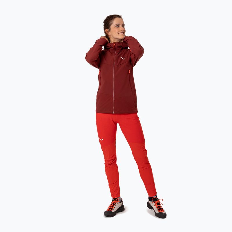 Kurtka softshell damska Salewa Agner DST syrah