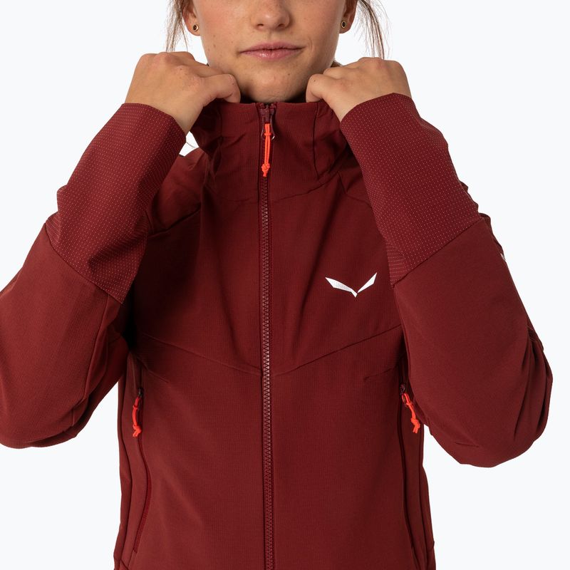 Kurtka softshell damska Salewa Agner DST syrah 3