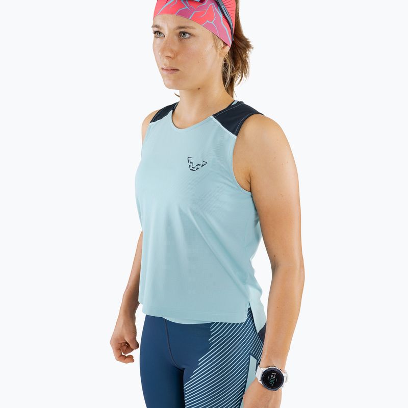 Koszulka do biegania damska DYNAFIT Sky Crop Top marine blue 2