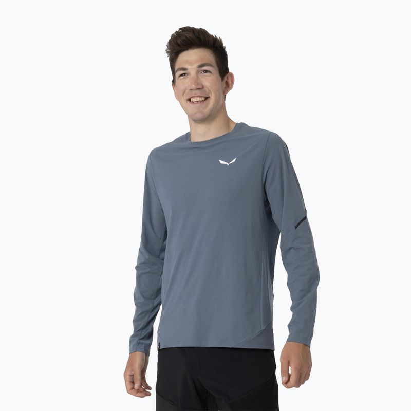 Longsleeve męski Salewa Pedroc Dry java blue