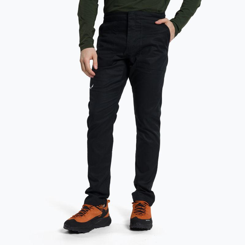 Spodnie wspinaczkowe męskie Salewa Lavaredo Hemp Ripstop black out